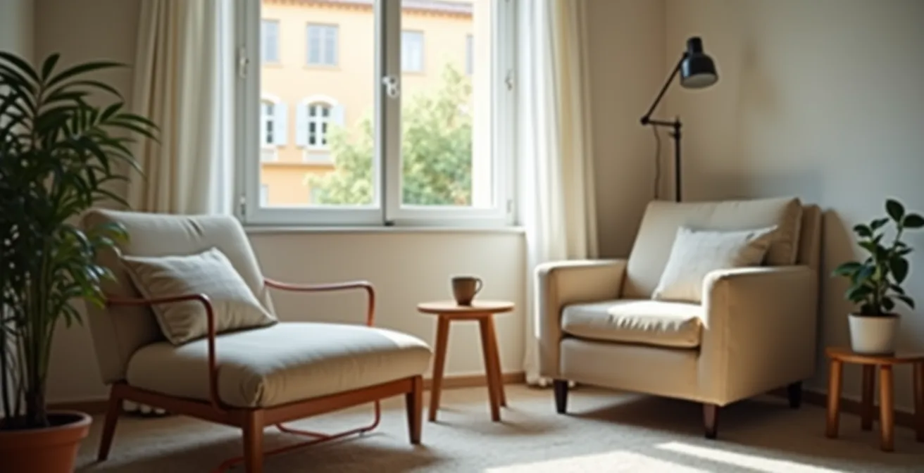 Spazio personale dedicato al riposo della badante in ambiente domestico